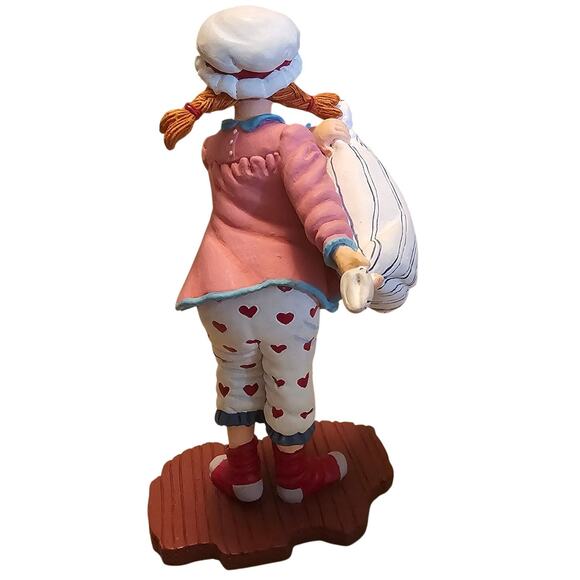 Department 56 Figurine – “The Pillow Fight” Pamela – 1993 Retired – 5¾" - Picture 3 of 4